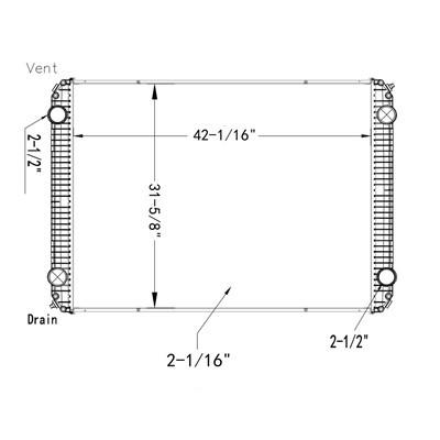 VAB1003734 FREIGHTLINER XC RADIATOR ASSEMBLY | Shop Parts | LKQ Heavy Truck