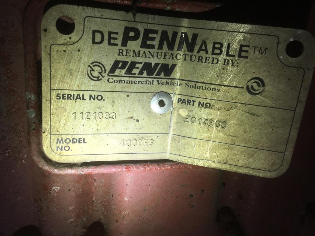29537725 ALLISON 4000HS GEN 4-5 TRANSMISSION ASSEMBLY | Shop