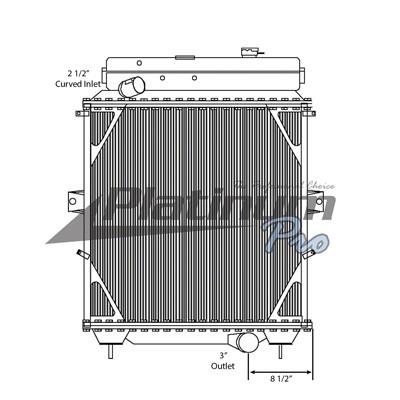 1A020256, E4313, X4048, X40480 KENWORTH T600 RADIATOR ASSEMBLY | Shop ...