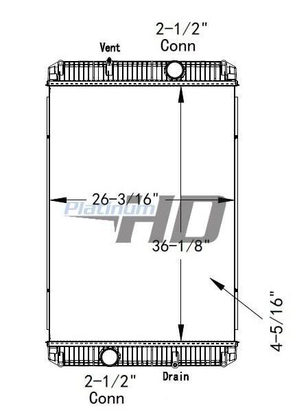 00551011, GG820002 PREVOST COACH RADIATOR ASSEMBLY | Shop Parts | LKQ ...